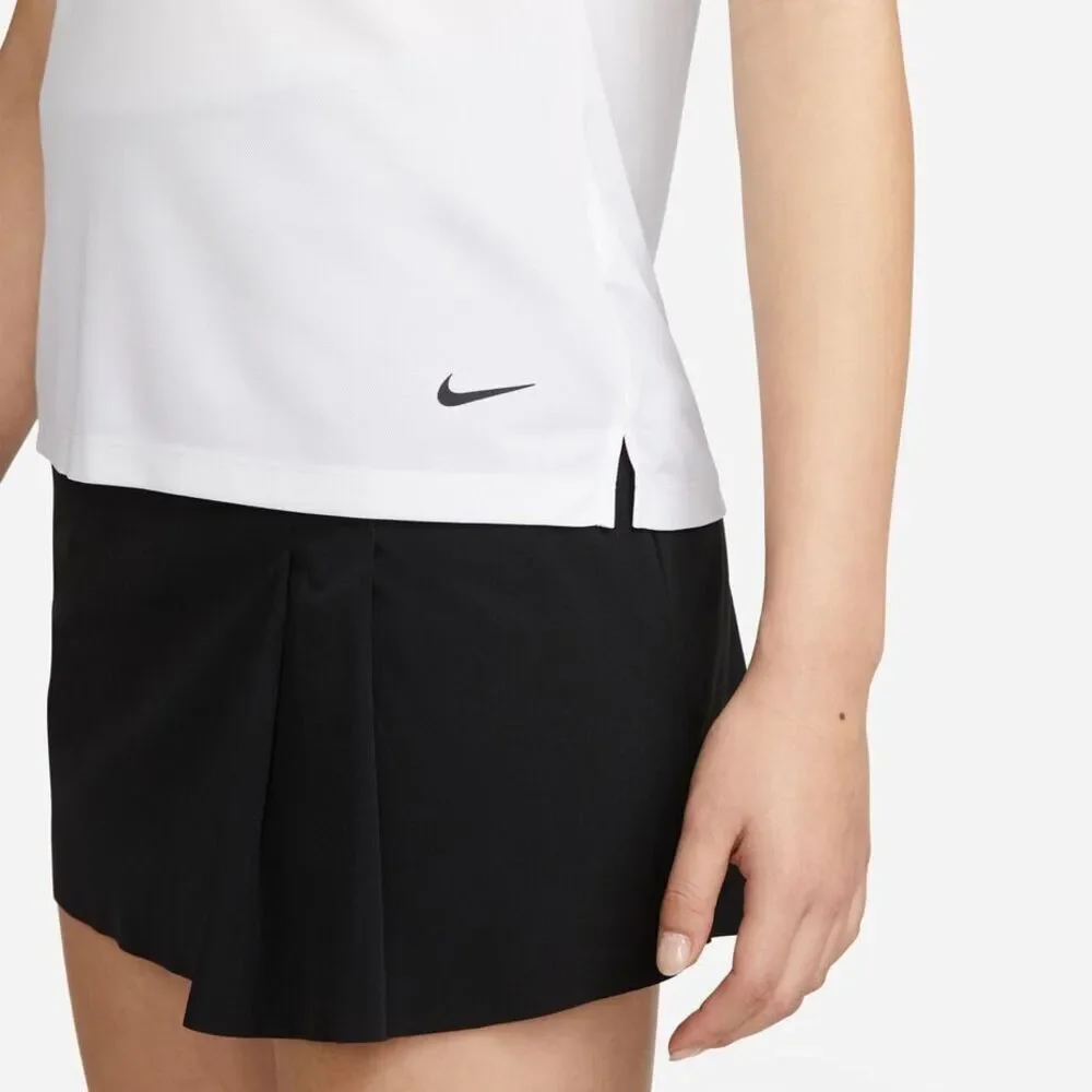 20. Nike White WOMENS NWT Dri-FIT Solid Short Sleeve Victory Golf Polo